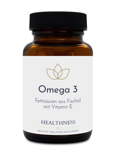 Omega-3 Premium im Braunglas – Healthness