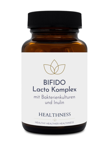 Bifido Lacto Komplex im Braunglas – Healthness